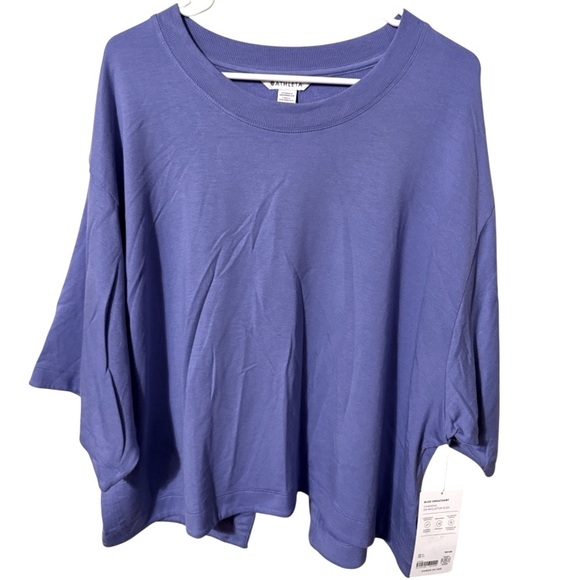 😍𝐇𝐏😍NWT: ATHLETA BLISS Oversized Dolman Sleeve Tee - Picture 1 of 6